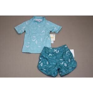Dot Dot Smile Boys Dino‎ Short Sleeve Swim Set Size 5/6